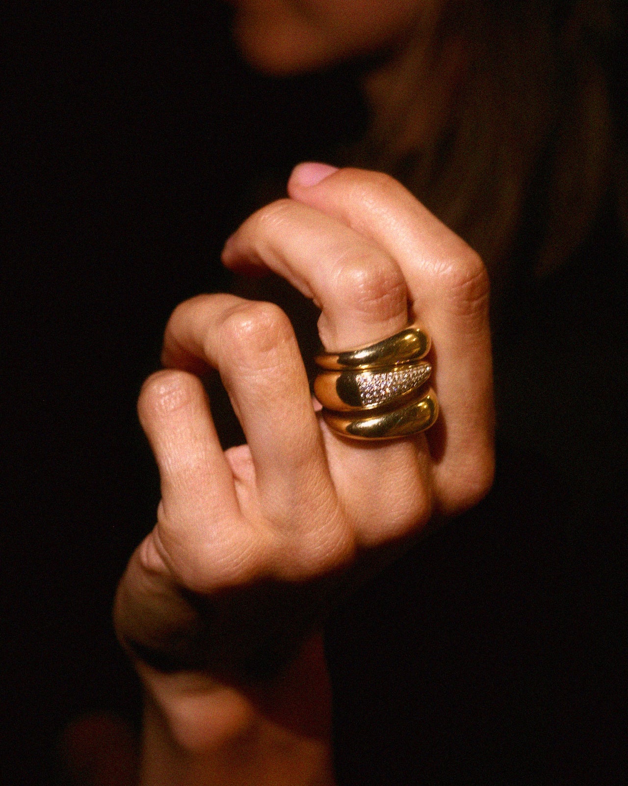 18K Yellow Gold Ring