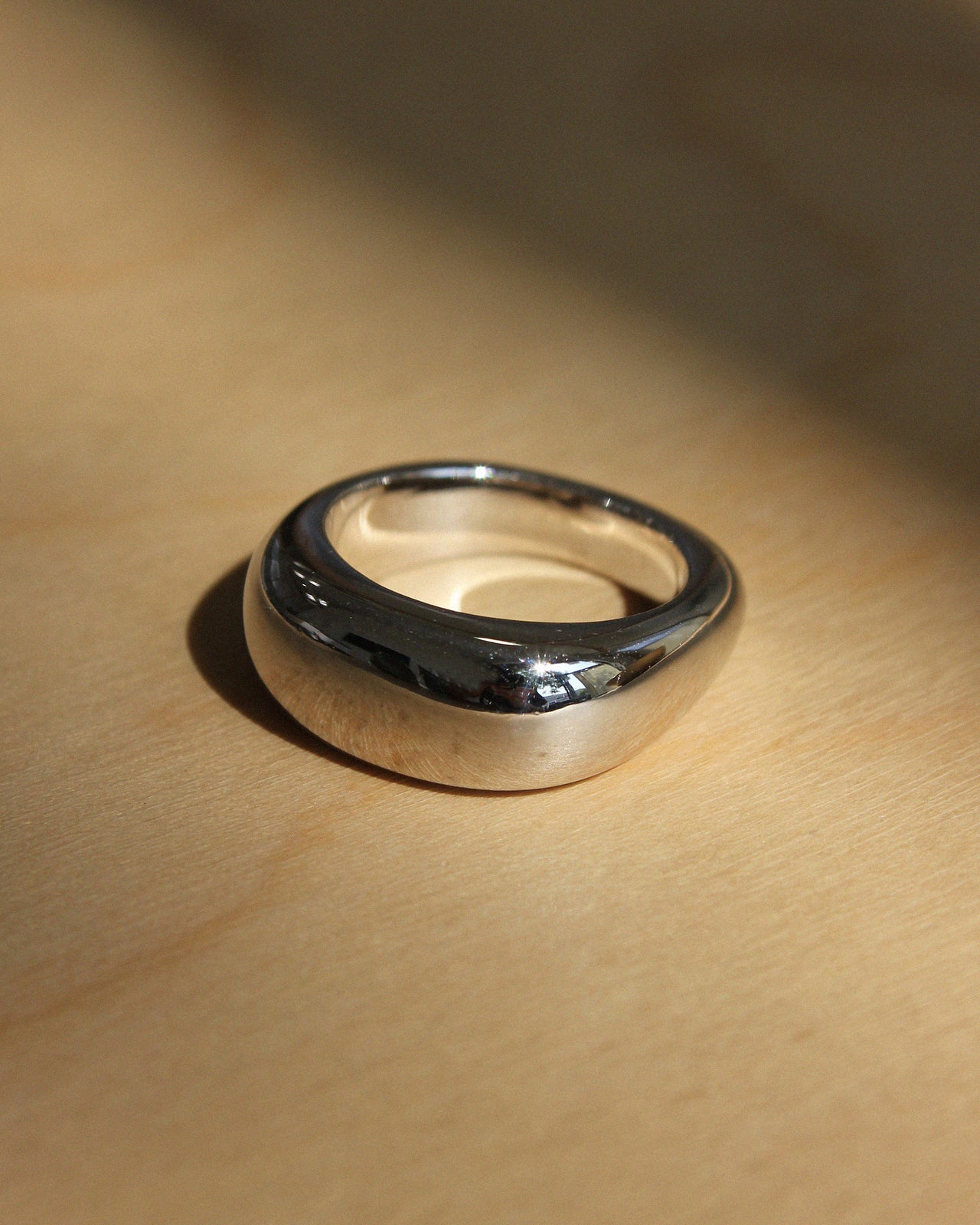 14K White Gold Ring
